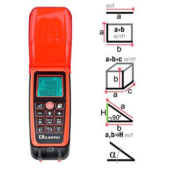 Laserski daljinomer dometa 100m sa Bluetooth tehnologijom Kapro 377 Kaprometer K7