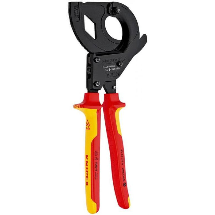 Knipex 1000V VDE izolovan sekač za ojačane SWA kablove (95 36 315 A)