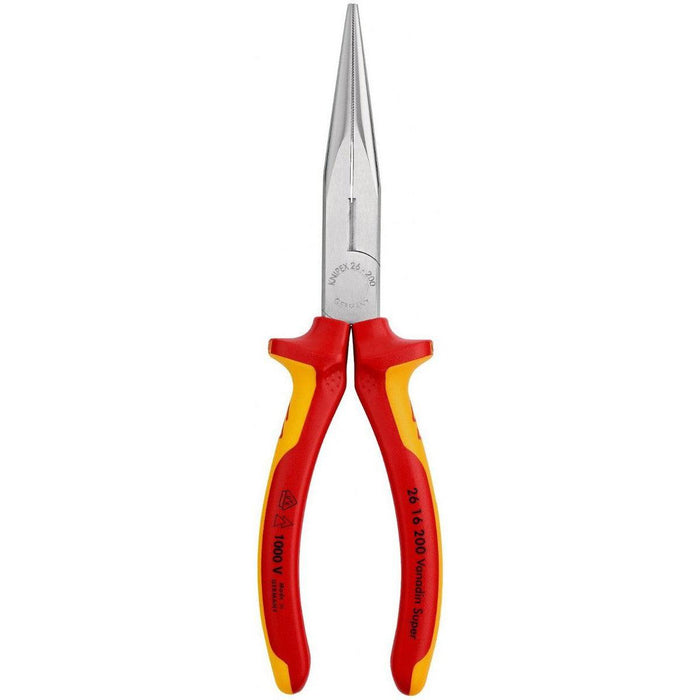 Knipex 1000V VDE izolovana špic prava klešta 200mm (26 16 200)