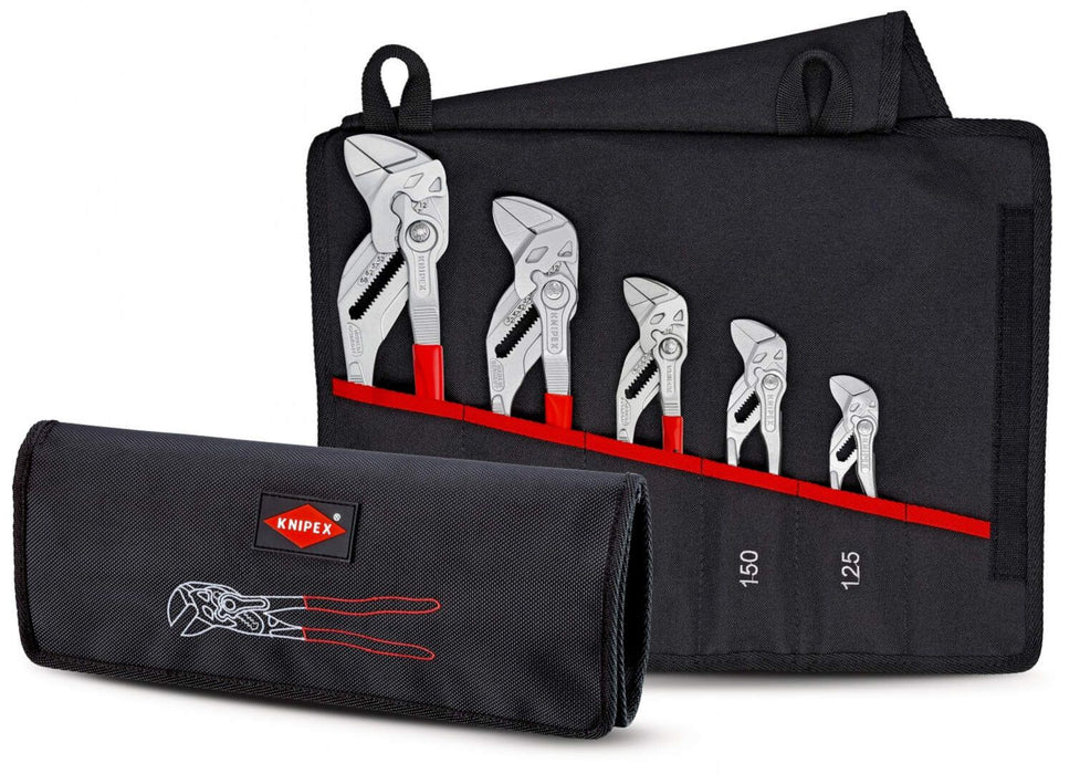 Knipex 5-delni set hromiranih ključ klešta 125-300mm (00 19 55 S4)