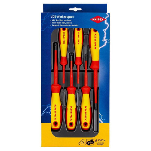 Knipex 6-delni set izolovanih odvijača; PH0/PH1/PH2; PZ0/PZ1/PZ2 (00 20 12 V03)