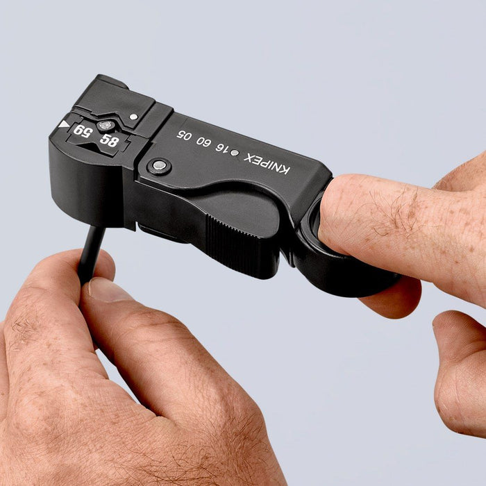 Knipex alat za skidanje izolacije sa koaksijalnih kablova - u blister pakovanju (16 60 05 SB)