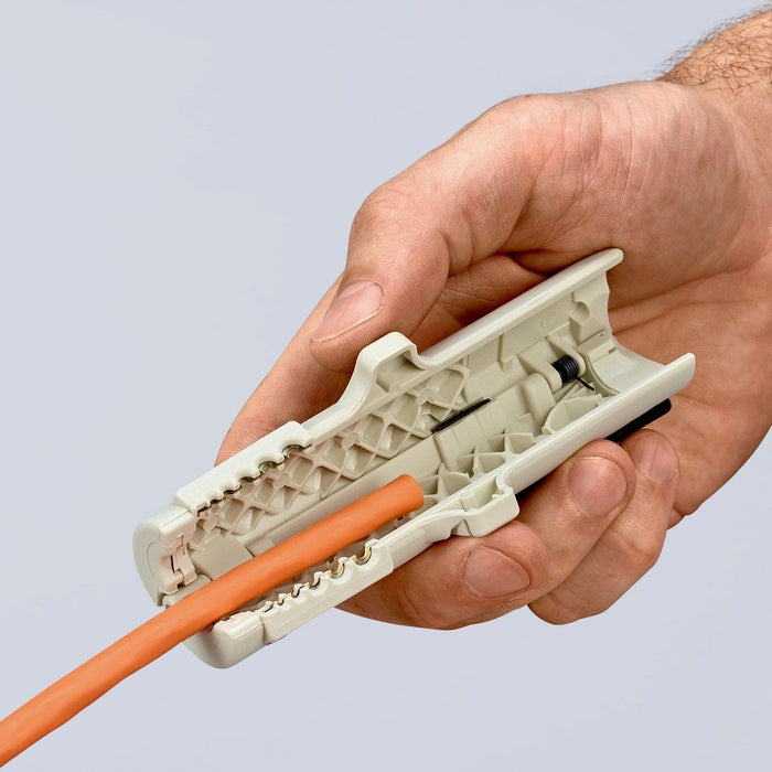 Knipex alat za skidanje izolacije sa STP i UTP data kablova 125mm - u blister pakovanju (16 65 125 SB)