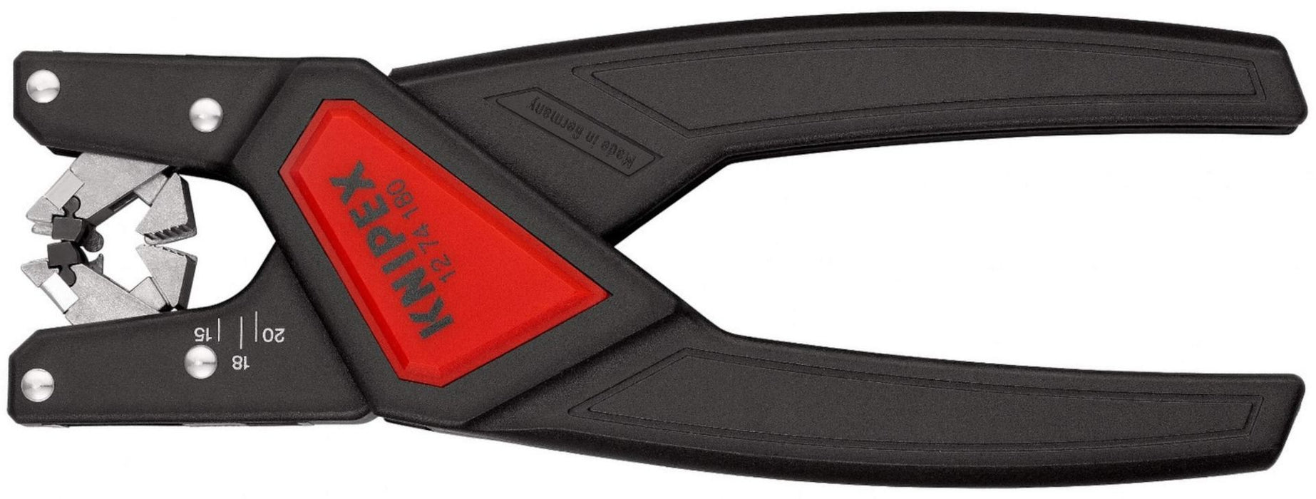Knipex automatska klešta za skidanje izolacije u blister pakovanju Ø 4,4 - 7,5mm (12 74 180 SB)