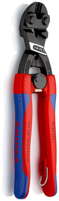 Knipex CoBolt® savijene sečice 200mm sa dodatkom za kačenje (71 22 200 T)