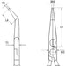 Knipex duga montažna klešta za hvatanje sa poprečnim profilima 280mm - pod 45° (28 81 280)