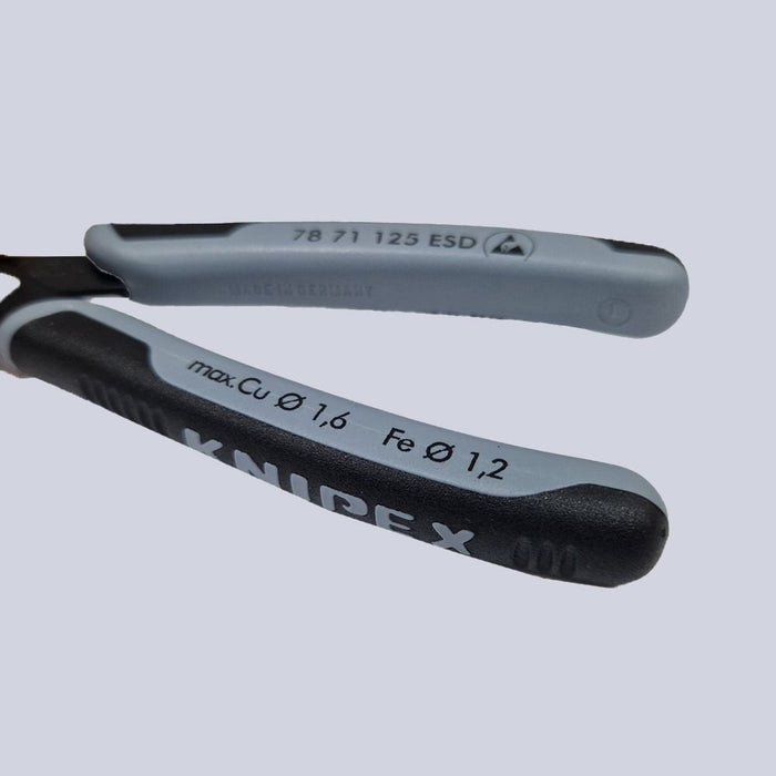 Knipex elektroničarske sečice Electronic Super Knips® sa hvatačem žice 125mm (78 71 125 ESD)