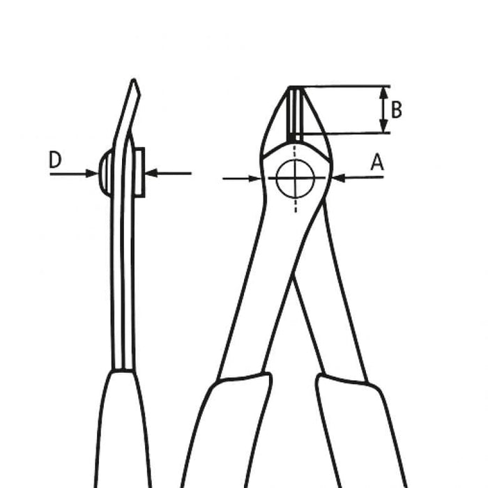 Knipex elektroničarske sečice VDE izolovane Electronic Super Knips® (78 06 125)