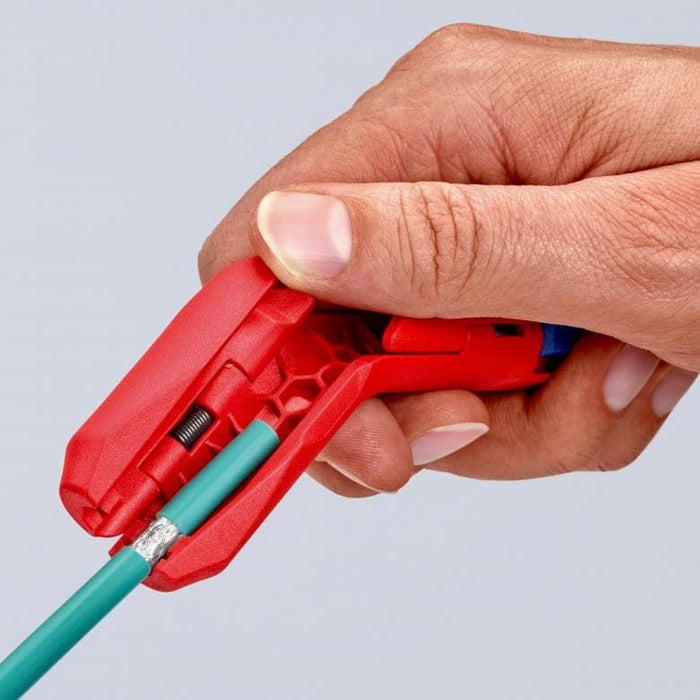 Knipex ErgoStrip® univerzalni alat za skidanje izolacije - u blister pakovanju (16 95 01 SB)