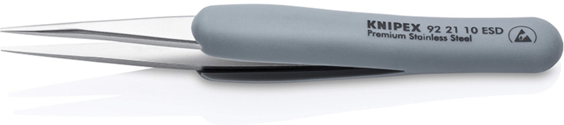 Knipex ESD precizna pinceta sa gumiranim ručkama (92 21 10 ESD)