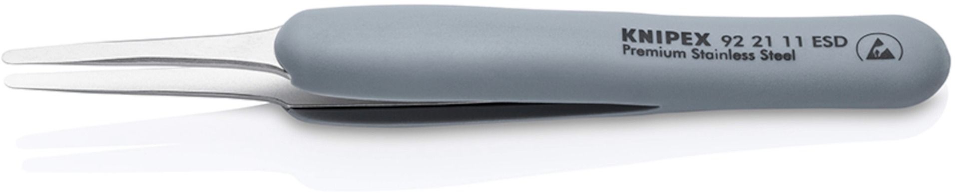 Knipex ESD precizna pinceta sa gumiranim ručkama (92 21 11 ESD)