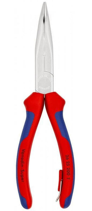 Knipex hromirana klešta 200mm špic - savijena pod 40° - sa dodatkom za kačenje (26 25 200 T)
