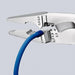 Knipex 1000V VDE izolovana hromirana klešta za električne instalacije sa mehanizmom za zaključavanje i dodatkom za kačenje200mm (13 96 200 T)