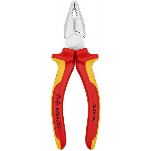 Knipex izolovana kombinovana klešta 1000V VDE 160mm (03 06 160)