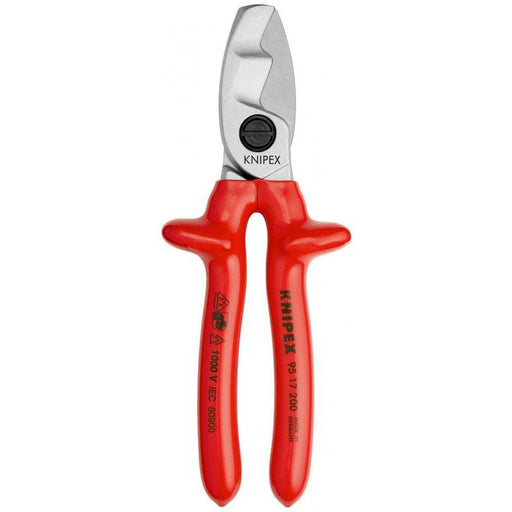 Knipex izolovane makaze za kablove sa dvostrukom oštricom 200mm (95 17 200)