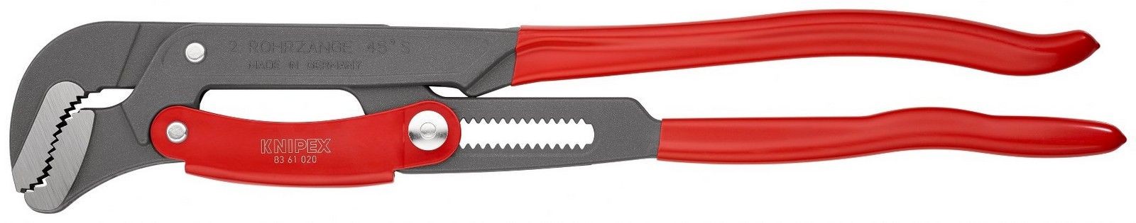 Knipex klešta S-tip 2" za cevi - brzim podešavanjem Ø 70mm sa gumiranim ručkama (83 61 020)