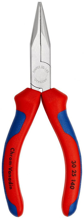 Knipex klešta sa dugim poluokruglim čeljustima 140mm - hromirana (30 25 140)