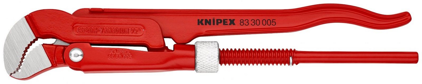 Knipex klešta za cevi S tip - rocangle 1/2", kriva 245mm  (83 30 005)