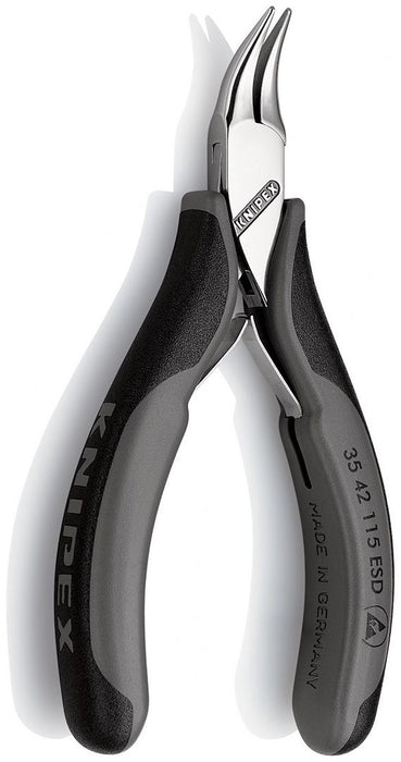 Knipex klešta za elektroniku sa poluokruglim čeljustima 115mm - pod 45° (35 42 115 ESD)