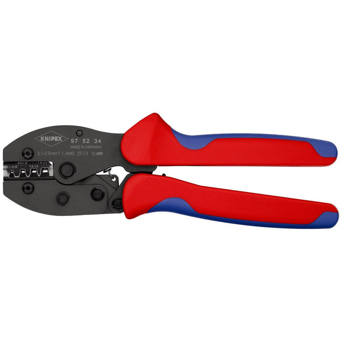 Knipex klešta za krimpovanje PreciForce® za neizolovane otvorene konektore 0,1 - 2,5mm² (97 52 34)