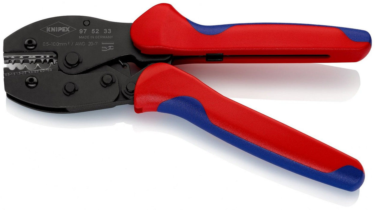 Knipex klešta za krimpovanje PreciForce® za neizolovane stopice i konektore 0,5 - 10mm² (97 52 33)