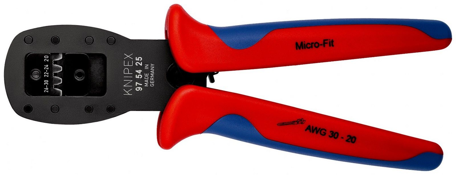 Knipex klešta za krimpovanje za mini konektore Micro-Fit™ (97 54 25)