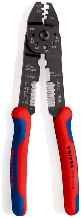 Knipex klešta za neizolovane otvorene konektore 230mm (97 21 215 B)