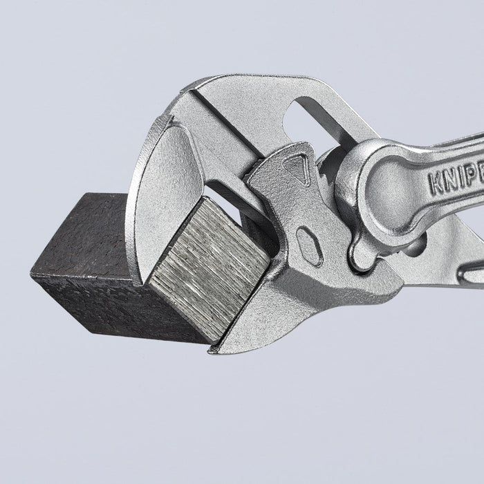 Knipex ključ XS klešta glatke čeljusti 100mm - hromirana (86 04 100)