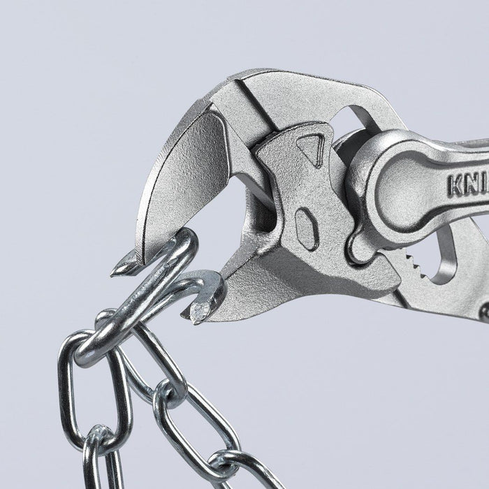 Knipex ključ XS klešta glatke čeljusti 100mm - hromirana (86 04 100)