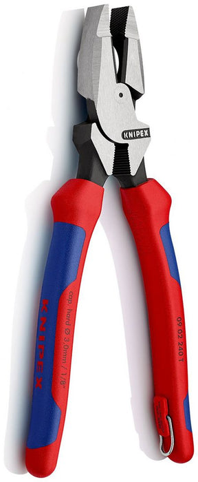 Knipex kombinovana klešta za kablove Lineman 240mm sa dodatkom za kačenje (09 02 240 T)