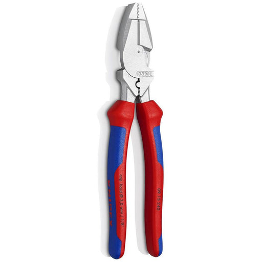 Knipex kombinovana klešta za kablove sa tačkom za presovanje Lineman 240mm - hromirana (09 15 240)