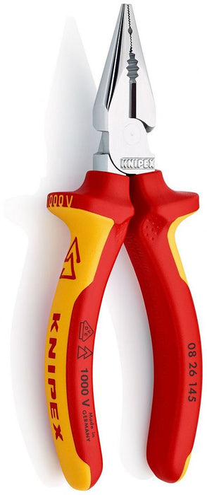 Knipex kombinovana špic klešta 1000V VDE izolovana 145mm (08 26 145)