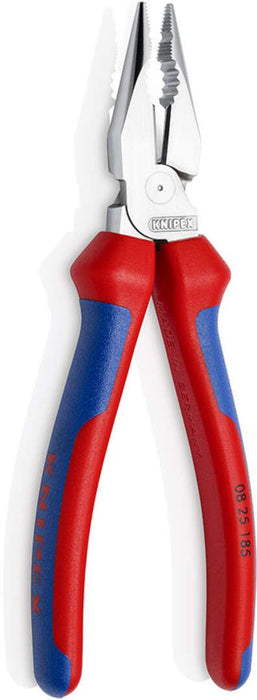 Knipex kombinovana špic klešta 185mm - hromirana, u blister pakovanju (08 25 185 SB)