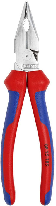 Knipex kombinovana špic klešta 185mm - hromirana, u blister pakovanju (08 25 185 SB)