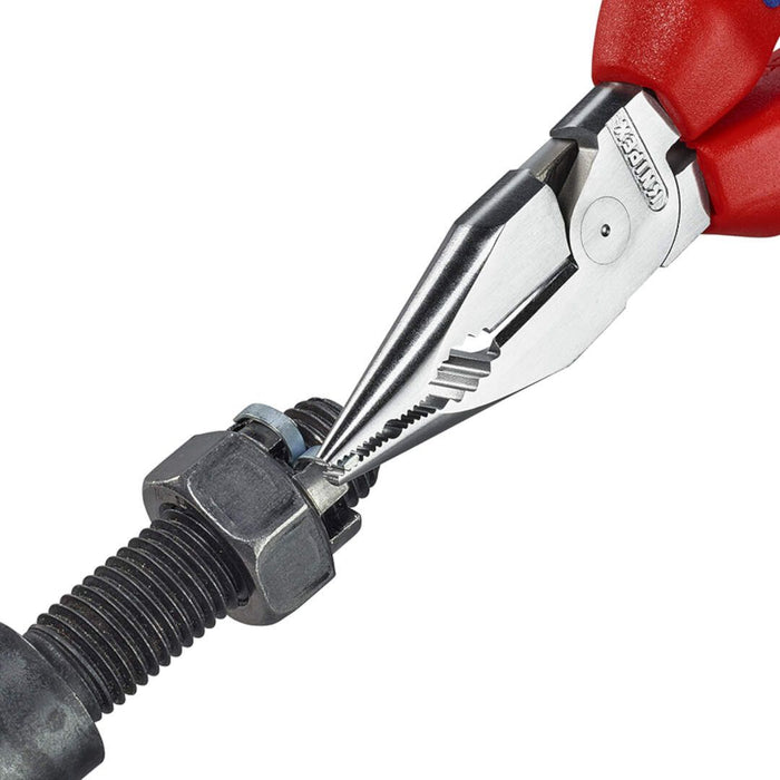 Knipex kombinovana špic klešta 185mm - hromirana, u blister pakovanju (08 25 185 SB)