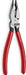 Knipex kombinovana špic klešta 185mm, sa gumiranim ručkama (08 21 185)