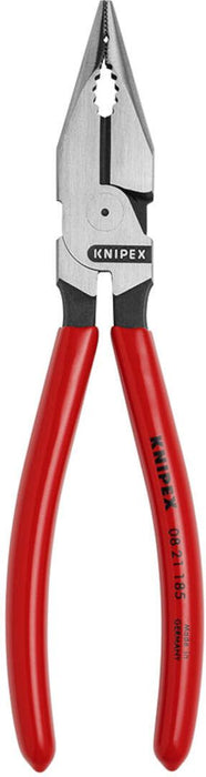 Knipex kombinovana špic klešta 185mm, sa gumiranim ručkama (08 21 185)