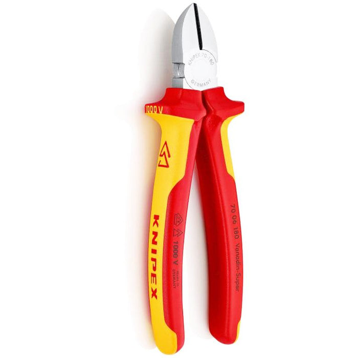 Knipex izolovane kose sečice 180mm 1000V VDE - u blister pakovanju (70 06 180 SB)