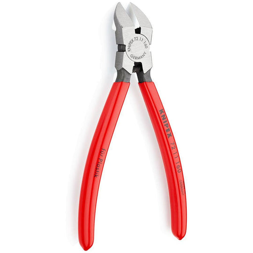 Knipex kose sečice za sečenje plastike 160mm - pod 45° (72 11 160)