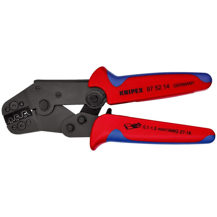 Knipex klešta za krimpovanje za neizolovane otvorene konektore 0,1 - 1,5mm² (97 52 14)