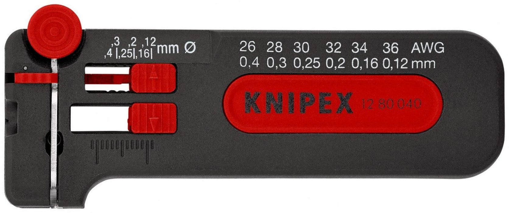 Knipex mini skidač izolacije u blister pakovanju Ø 0,12 - 0,4mm (12 80 040 SB)