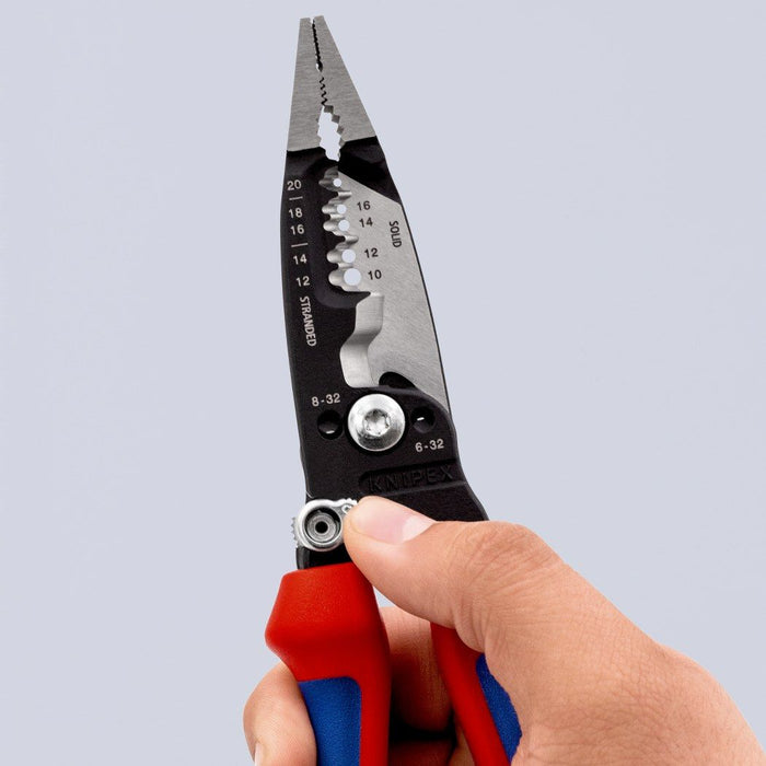 Knipex multifunkcionalna električarska klešta za skidanje izolacije 200mm (13 72 8)