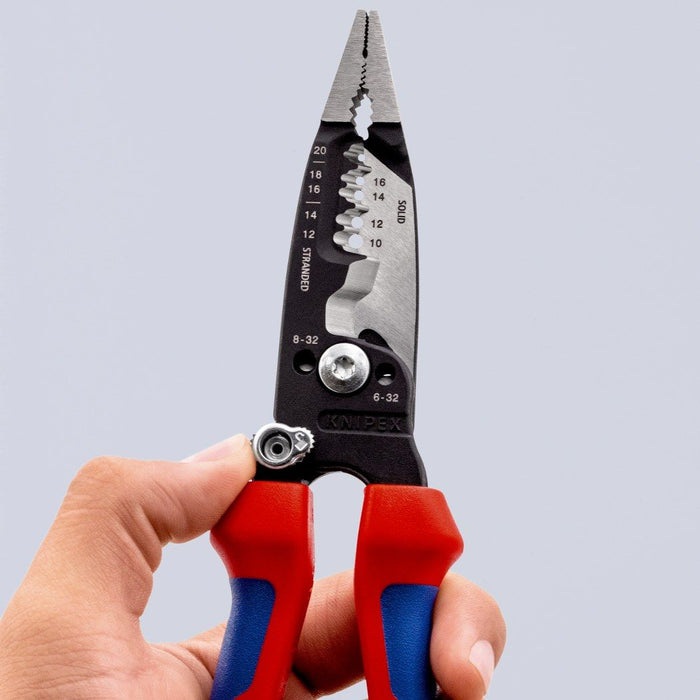Knipex multifunkcionalna električarska klešta za skidanje izolacije 200mm (13 72 8)