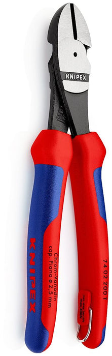 Knipex ojačane bočne sečice 200mm sa dodatkom za kačenje (74 02 200 T)
