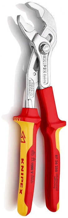 Knipex papagaj - 1000V VDE izolovana cevna klešta 250mm COBRA 2" - hromirana (87 26 250)