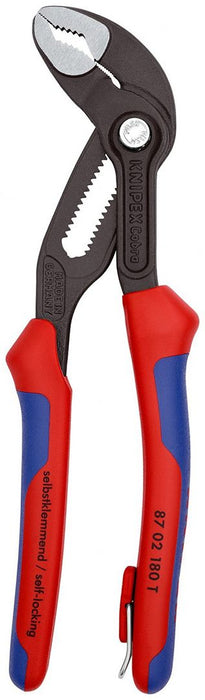 Knipex papagaj klešta Cobra® 180mm sa dodatkom za kačenje (87 02 180 T)