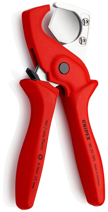 Knipex PlastiCut® sekač za fleksibilna creva i plastične cevi 185mm - hromirana (90 20 185)