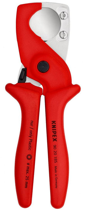 Knipex PlastiCut® sekač za fleksibilna creva i plastične cevi 185mm - hromirana (90 20 185)