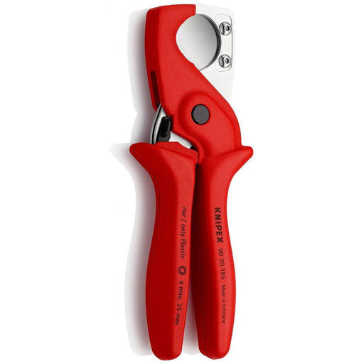 Knipex PlastiCut® sekač za fleksibilna creva i plastične cevi 185mm - hromirana (90 20 185)