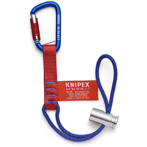 Knipex podesiva traka sa karabinerom - u blister pakovanju (00 50 13 T BK)